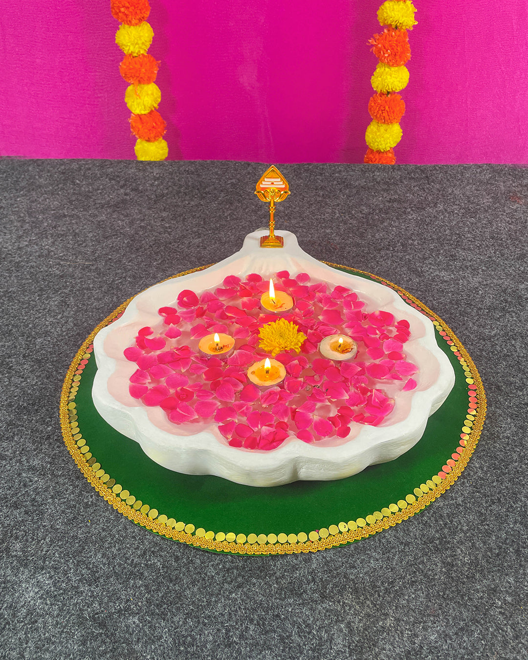 Shuddha Peeta - Where Divinity Finds Its Ground! (base cloth for Uruli/Fountain)