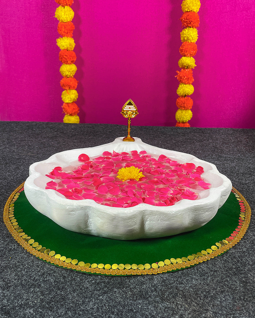 Shuddha Peeta - Where Divinity Finds Its Ground! (base cloth for Uruli/Fountain)